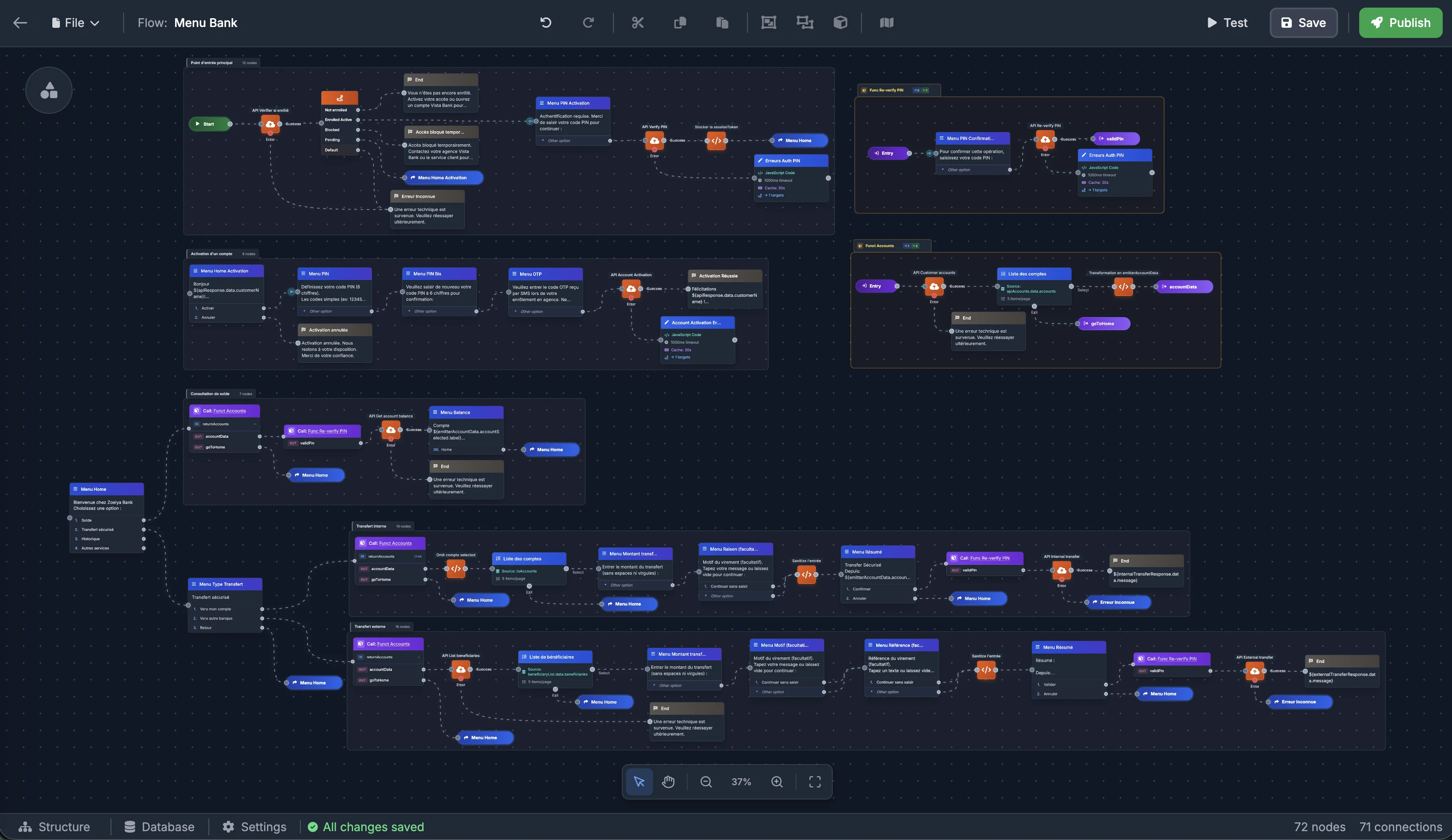 Zoelya Studio - Visual USSD flow editor